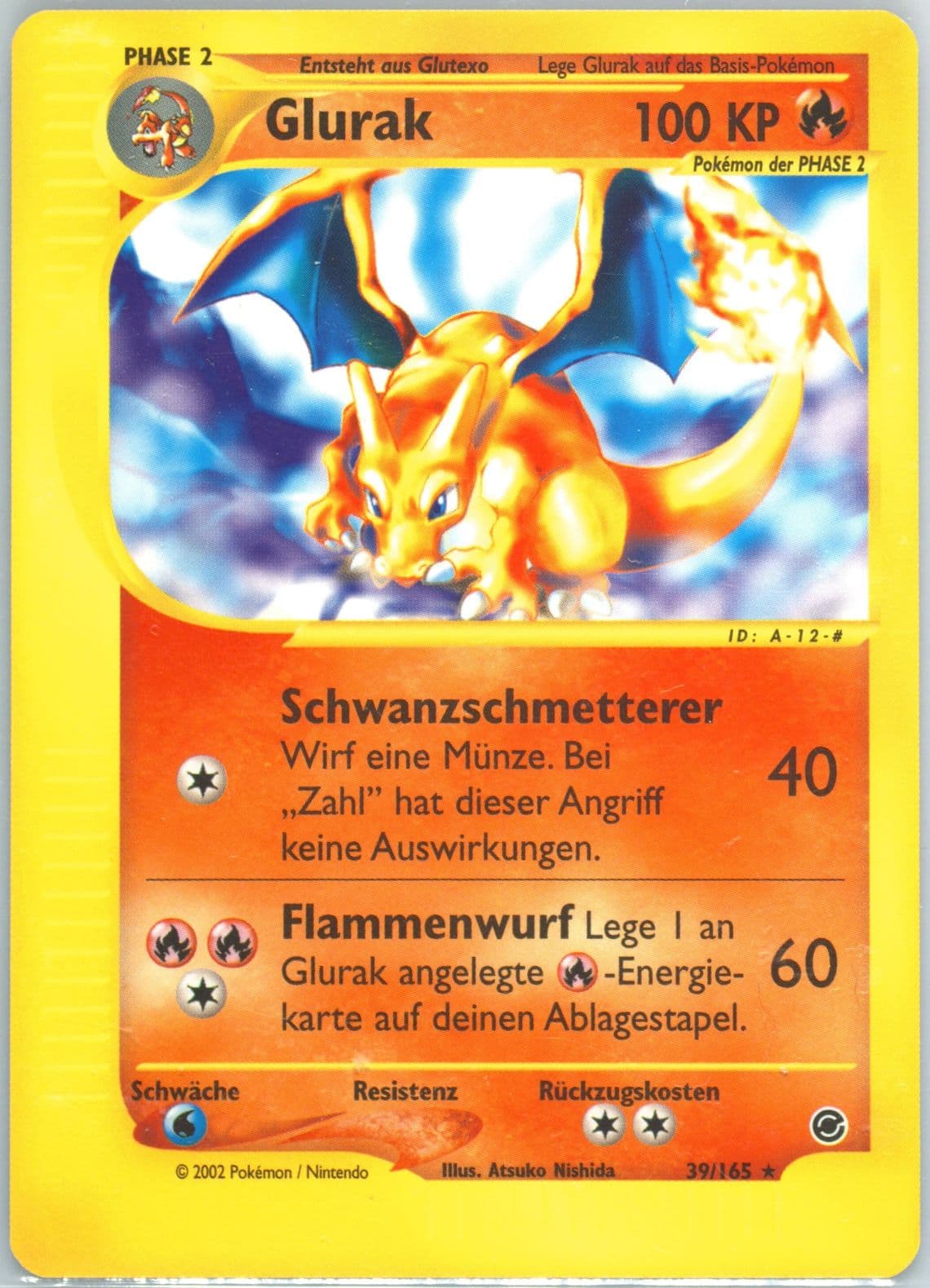 Glurak German (39) 2002 Pokemon Expedition