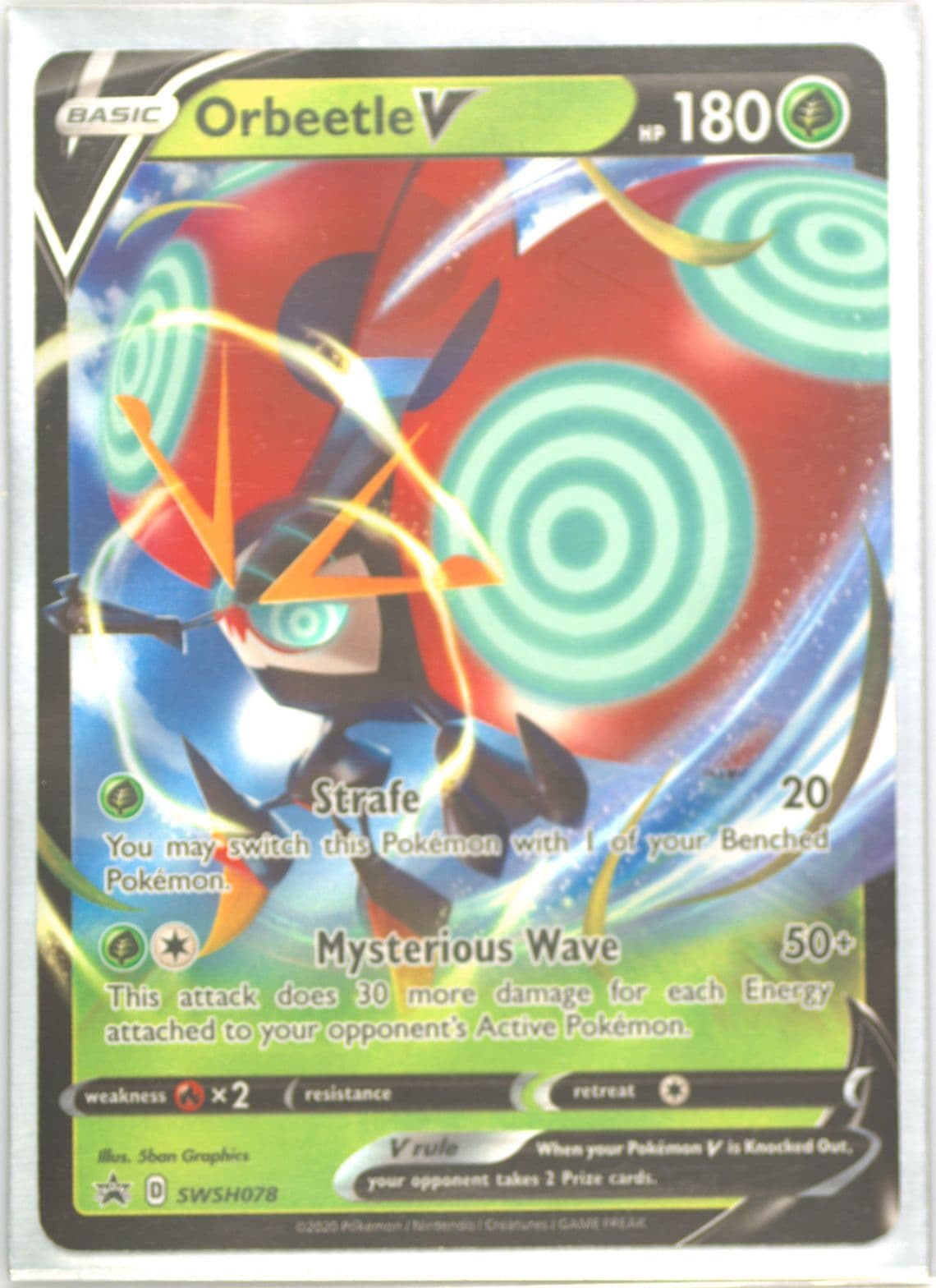 Orbeetle V Orbeetle V Box (078) 2020 Pokemon Swsh Black Star Promo