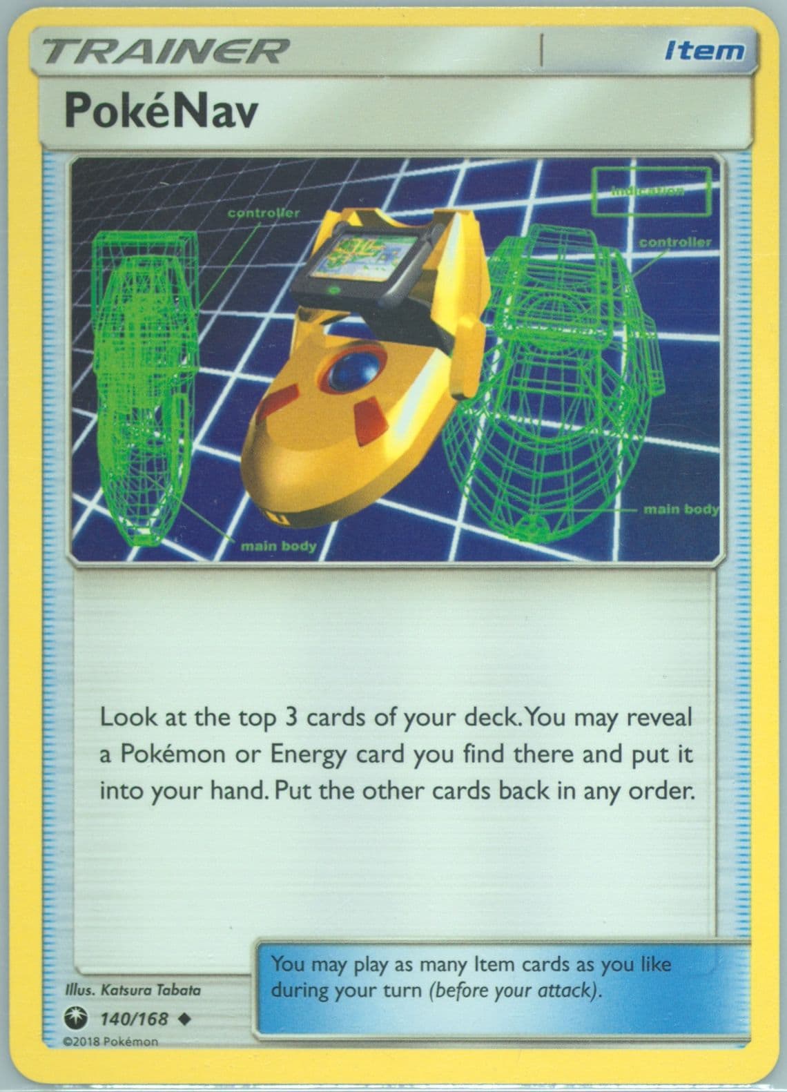 Pokenav (140) 2018 Pokemon Sun & Moon Celestial Storm