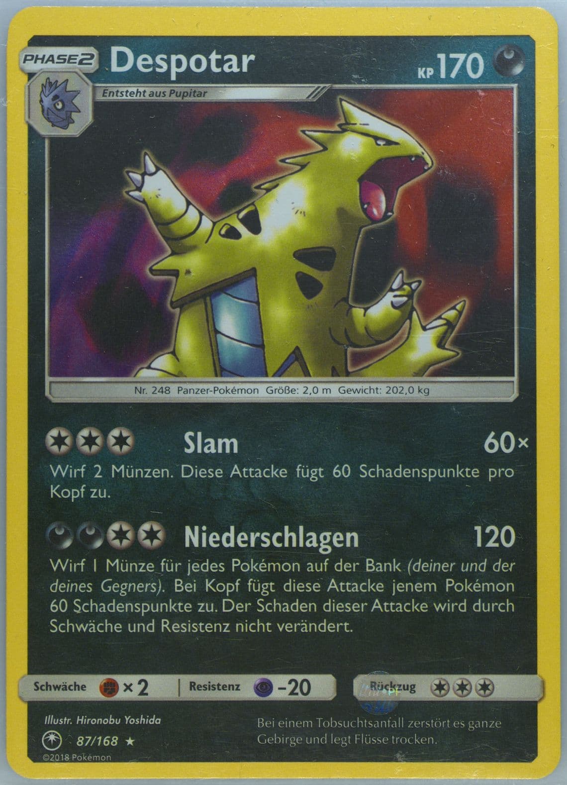 Despotar-Holo German (87) 2018 Pokemon Sun & Moon Celestial Storm