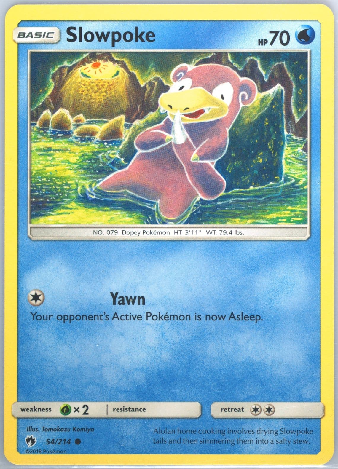 Slowpoke (54) 2018 Pokemon Sun & Moon Lost Thunder