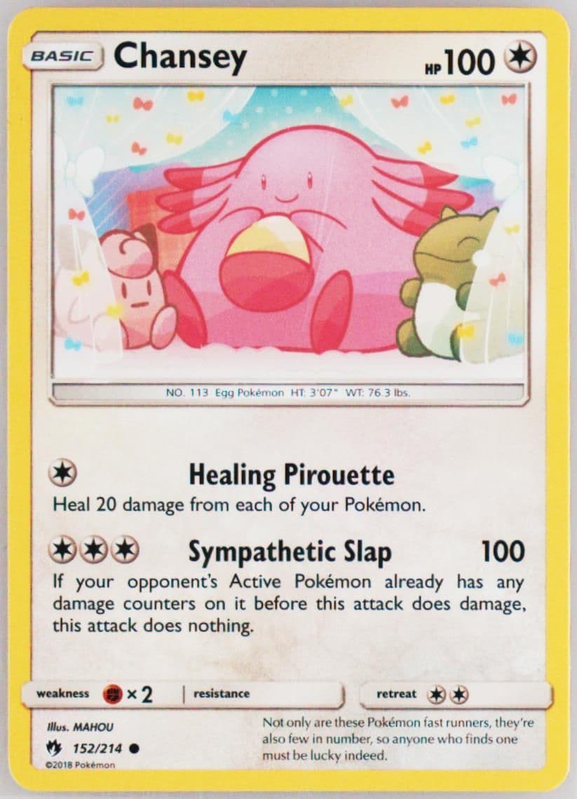 Chansey (152) 2018 Pokemon Sun & Moon Lost Thunder