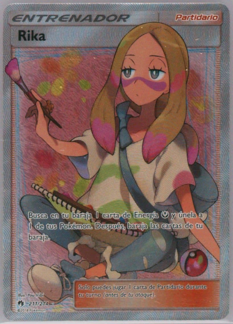 Full Art/Rika Spanish (211) 2018 Pokemon Sun & Moon Lost Thunder