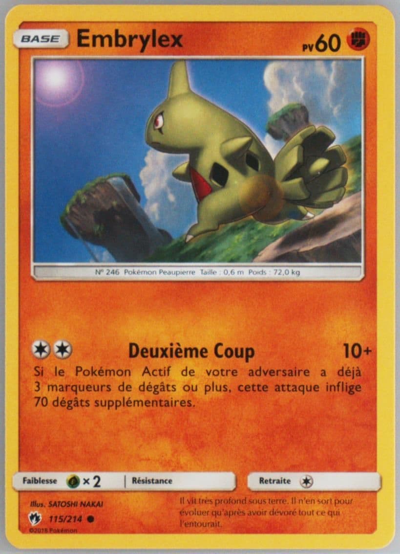 Embrylex French (115) 2018 Pokemon Sun & Moon Lost Thunder