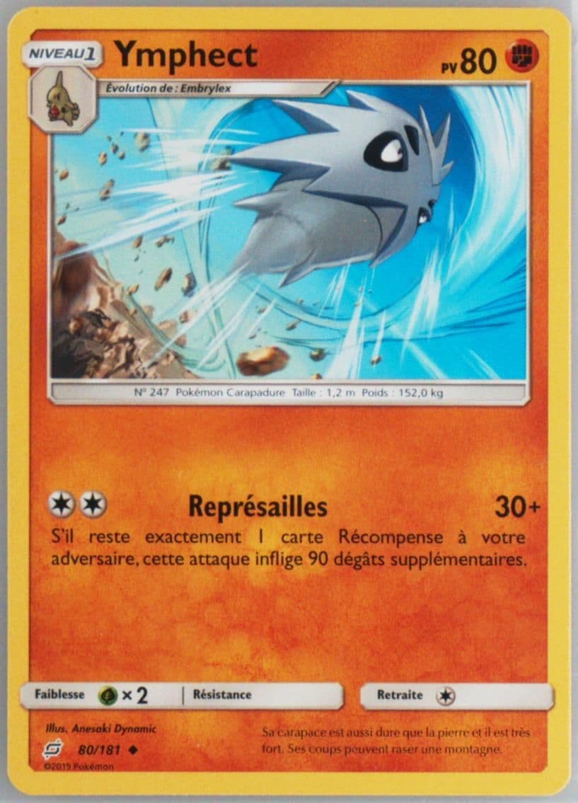 Ymphect French (80) 2019 Pokemon Sun & Moon Team Up