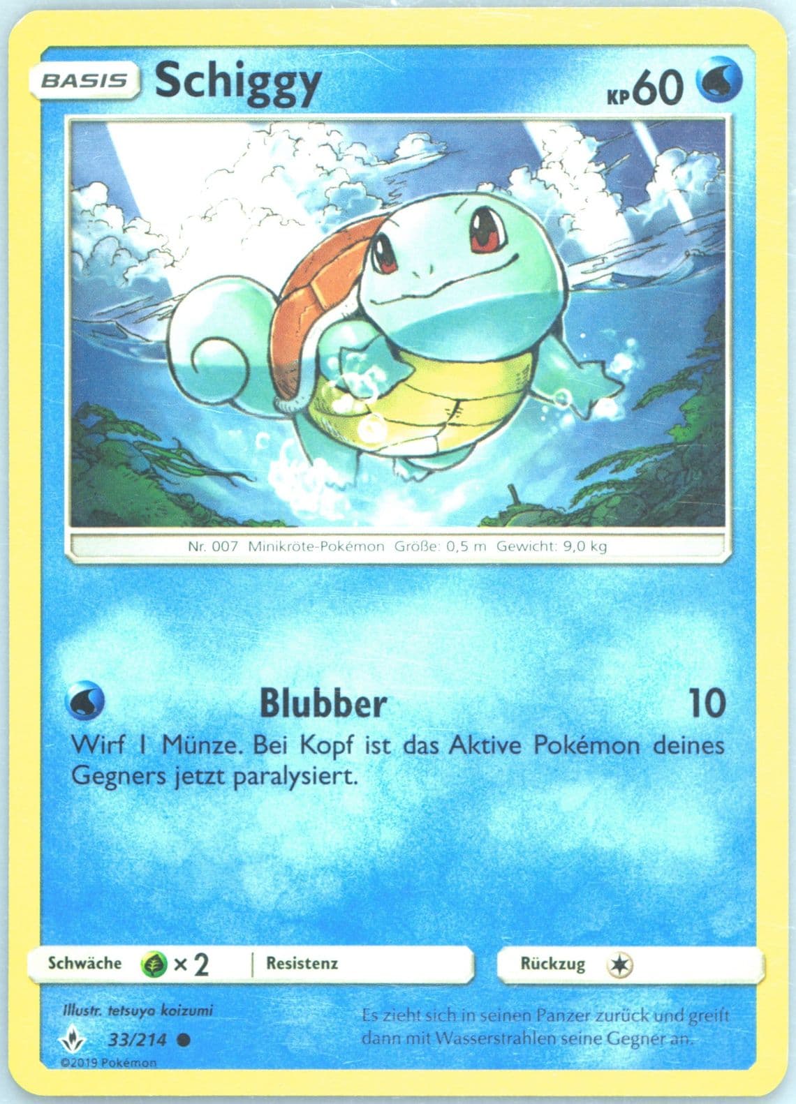 Schiggy German (33) 2019 Pokemon Sun & Moon Unbroken Bonds