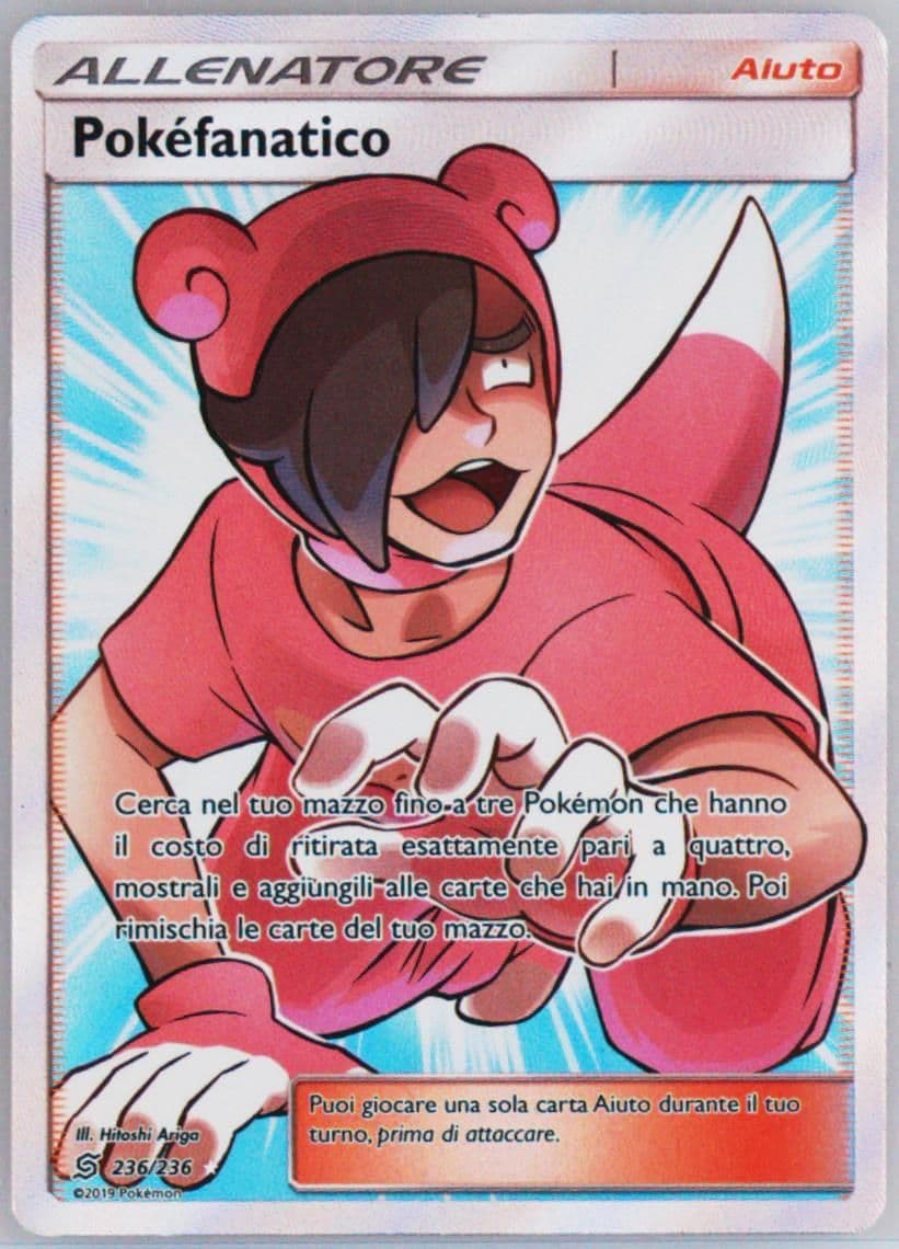 Full Art/Pokefanatico Italian (236) 2019 Pokemon Sun & Moon Unified Minds