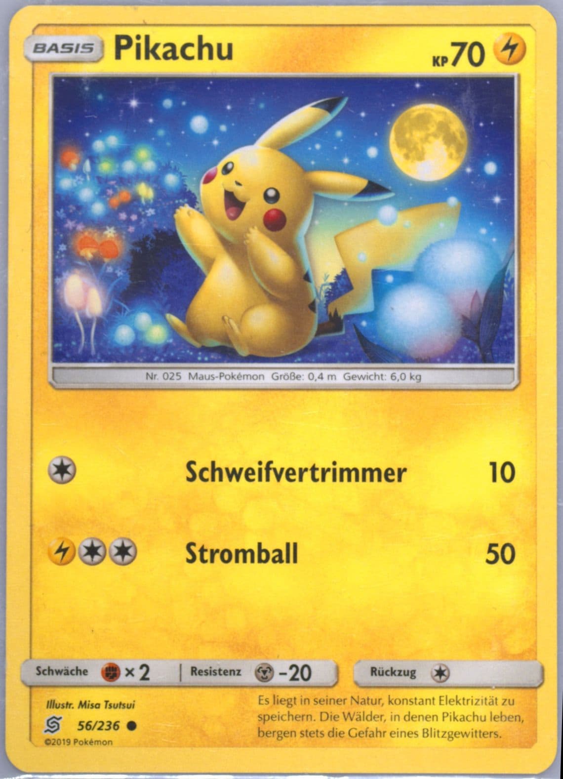 Pikachu German (56) 2019 Pokemon Sun & Moon Unified Minds