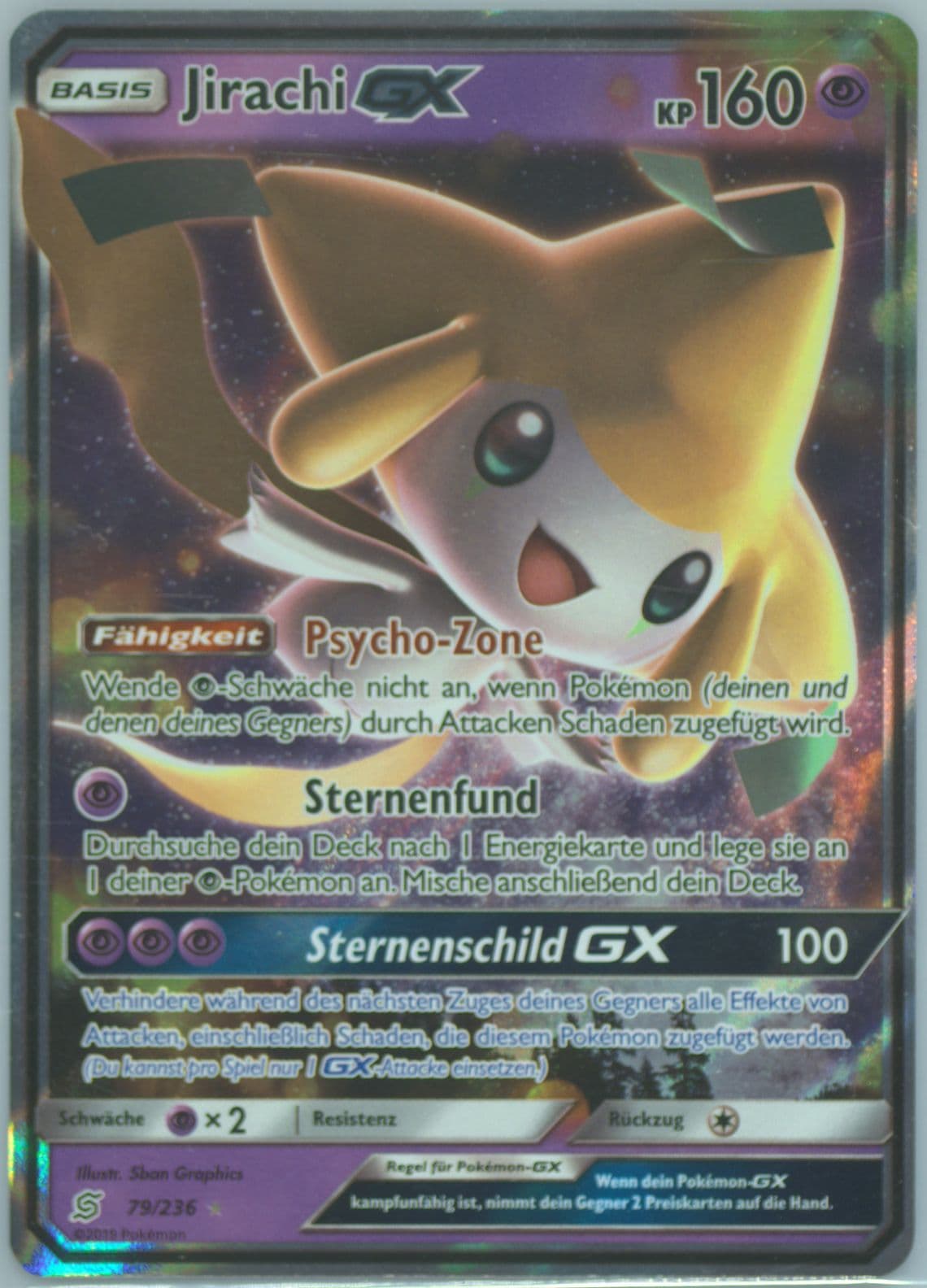 Jirachi GX German (79) 2019 Pokemon Sun & Moon Unified Minds