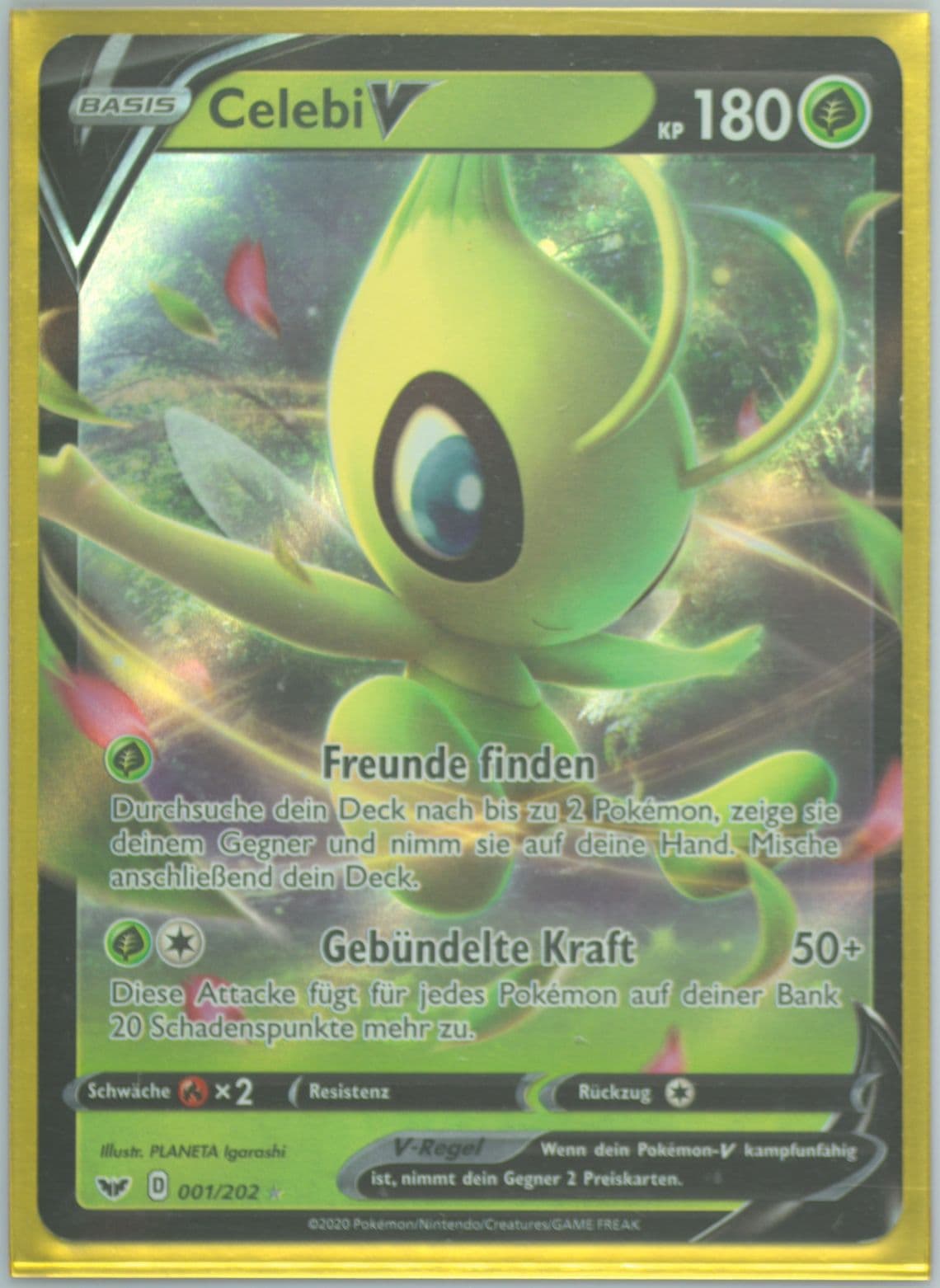Celebi V German (001) 2020 Pokemon Sword & Shield