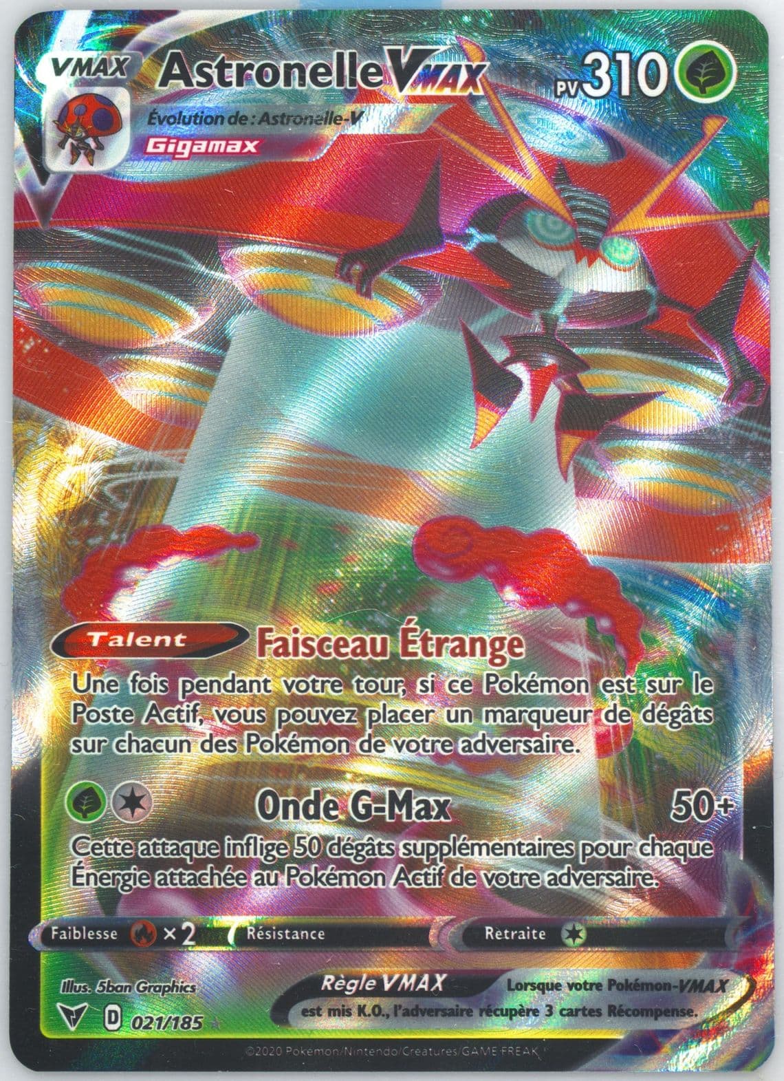 Full Art/Astronelle Vmax French (021) 2020 Pokemon Sword & Shield Vivid Voltage