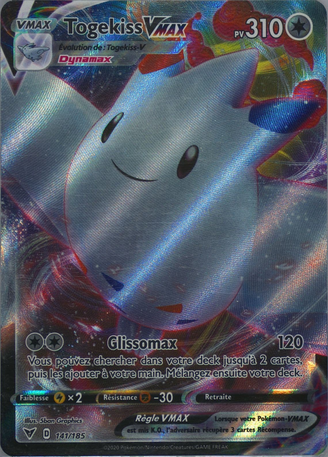 Full Art/Togekiss Vmax French (141) 2020 Pokemon Sword & Shield Vivid Voltage