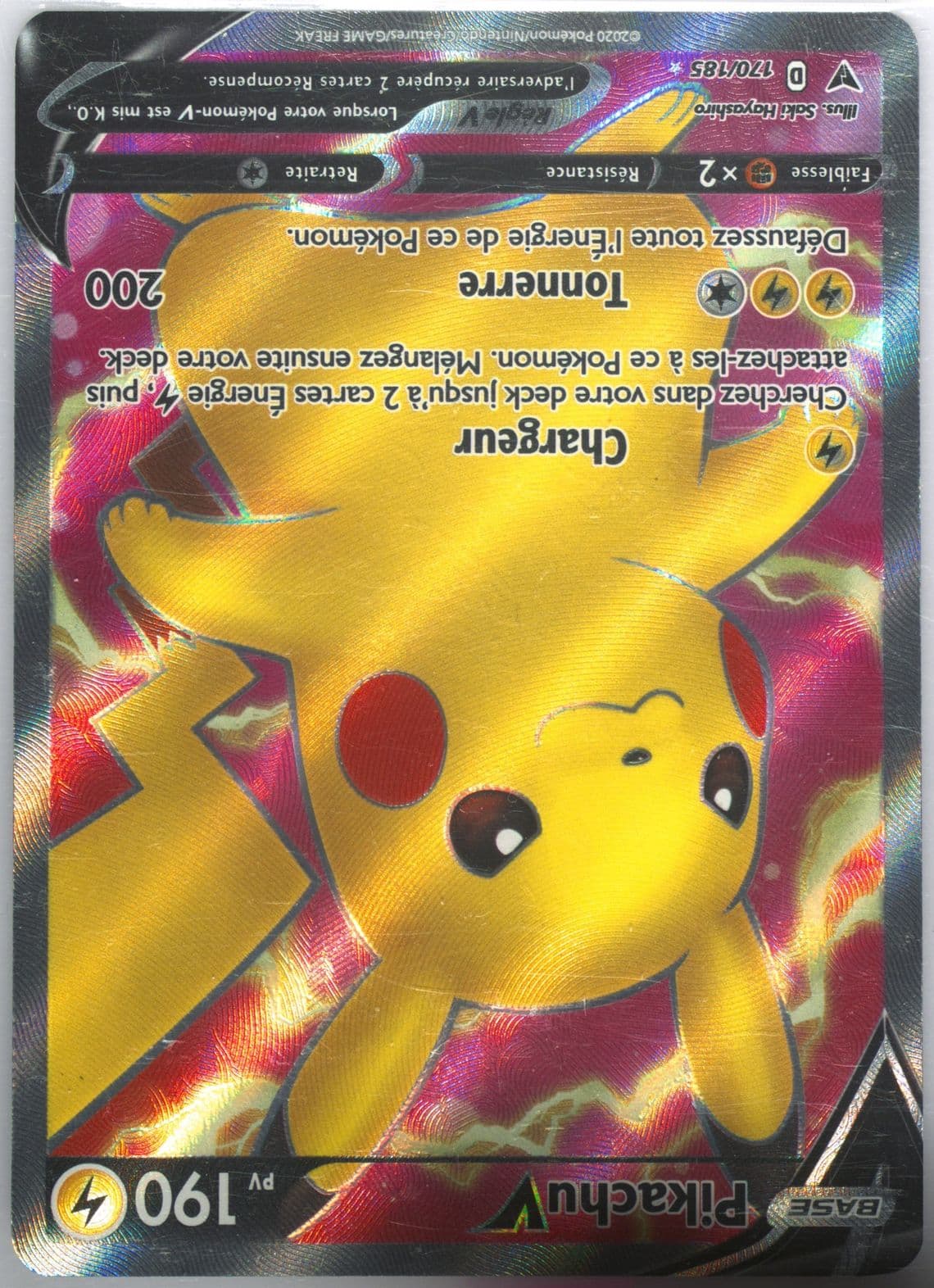 Full Art/Pikachu V French (170) 2020 Pokemon Sword & Shield Vivid Voltage