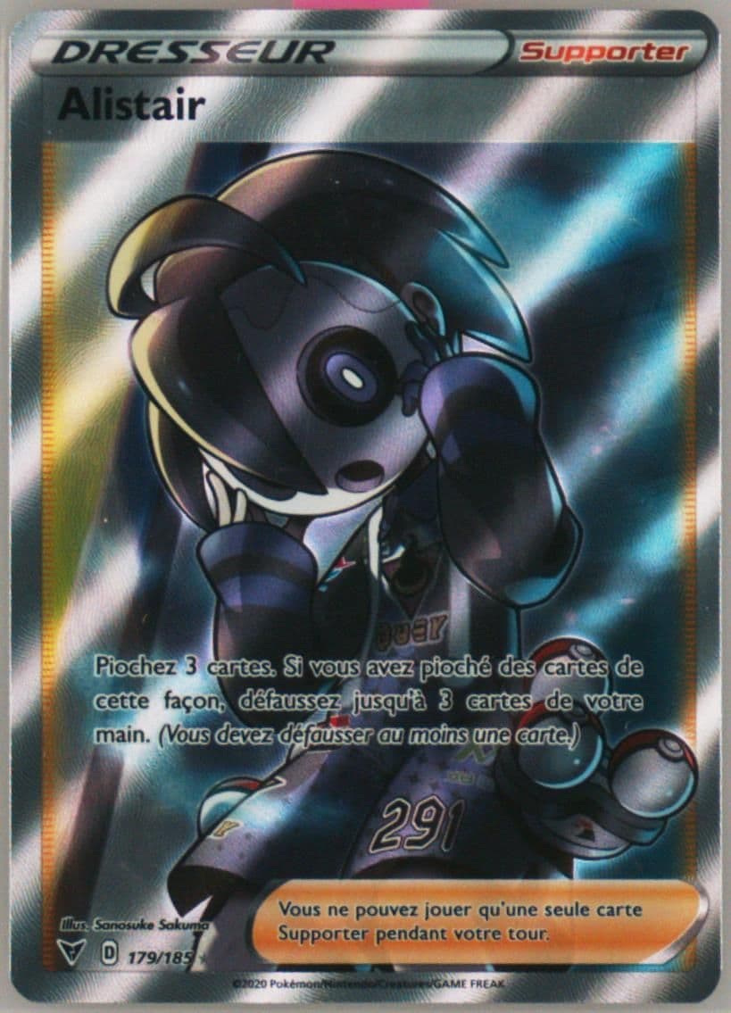 Full Art/Alistair French (179) 2020 Pokemon Sword & Shield Vivid Voltage