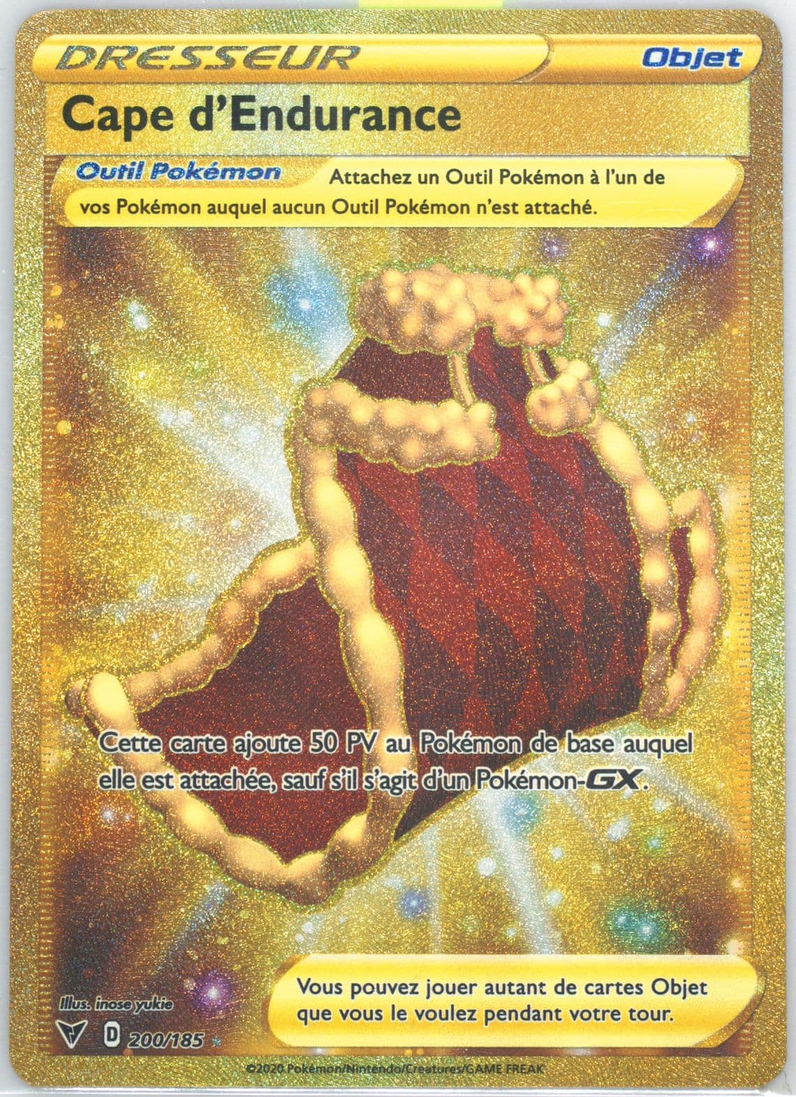 Full Art/Cape D'Endurance French-Secret (200) 2020 Pokemon Sword & Shield Vivid Voltage