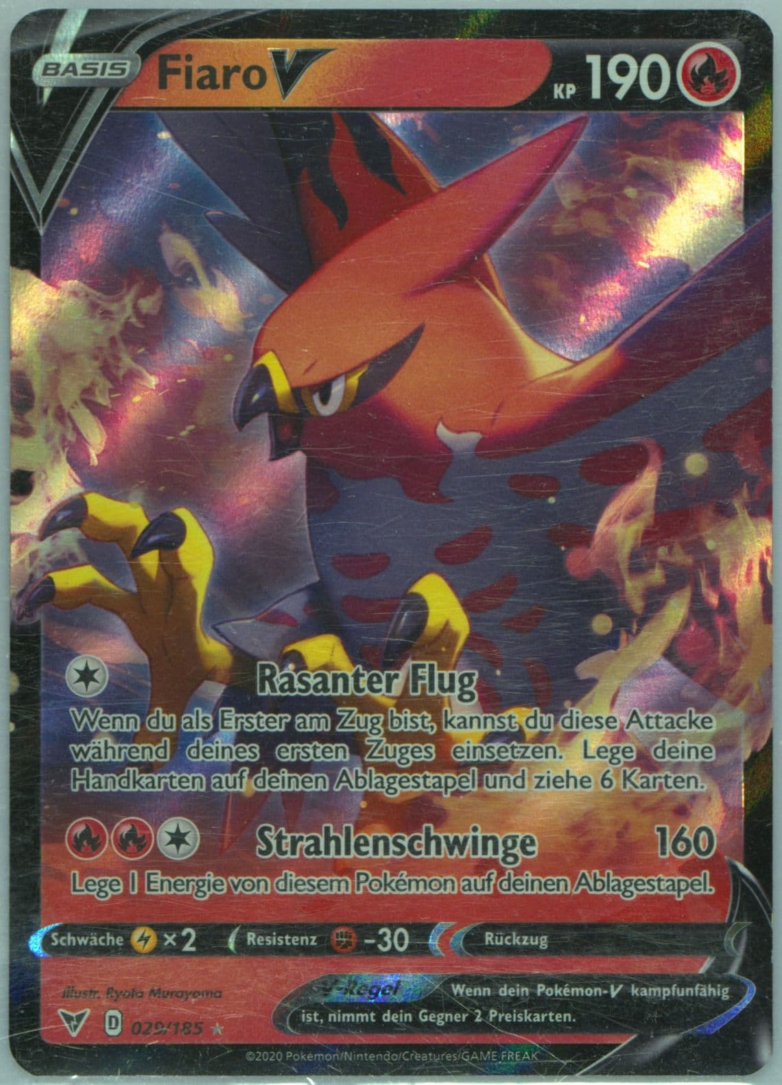 Fiaro V German (029) 2020 Pokemon Sword & Shield Vivid Voltage