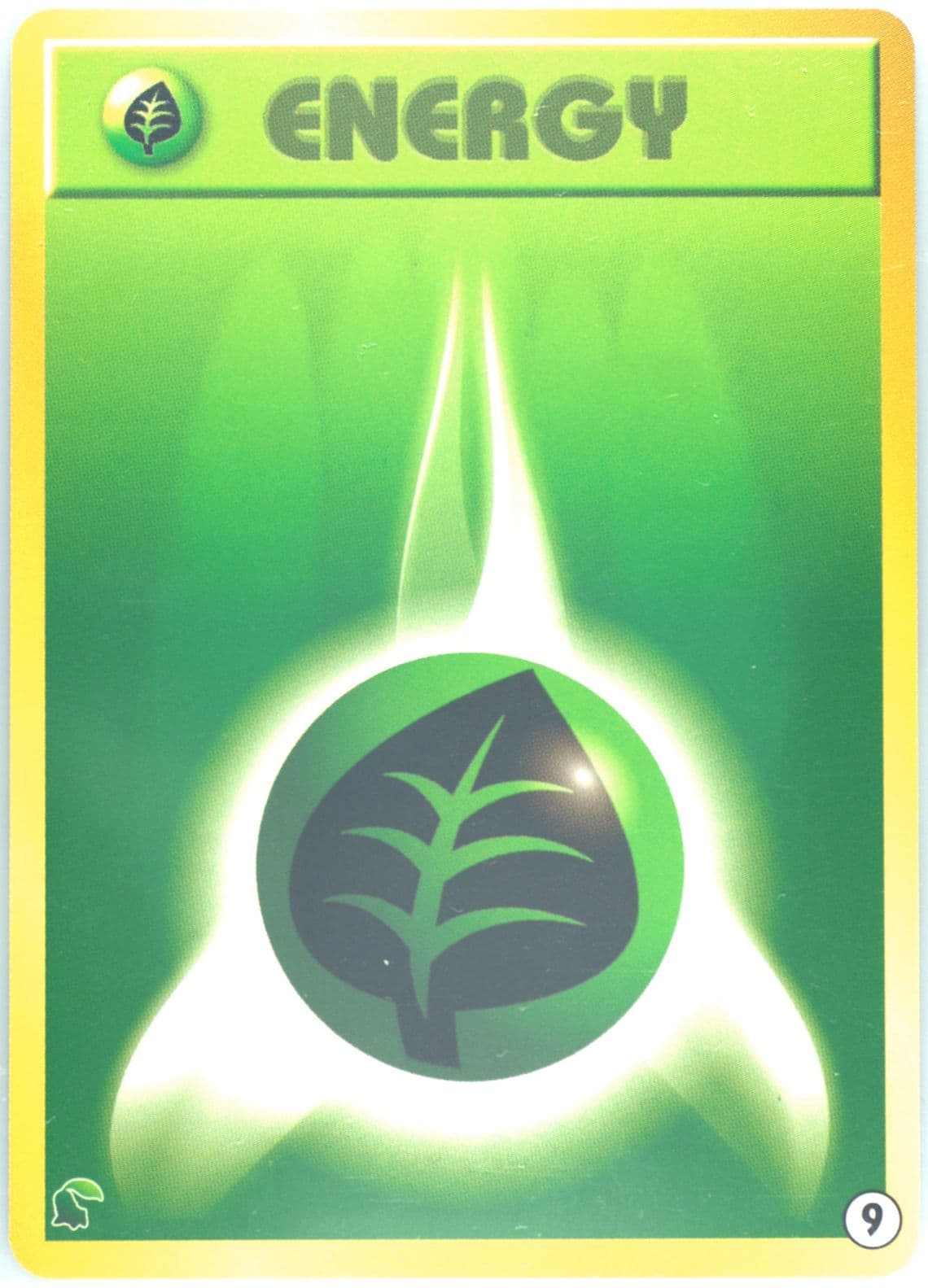 Grass Energy (9) 2001 Pokemon Japanese Chikorita Half Deck