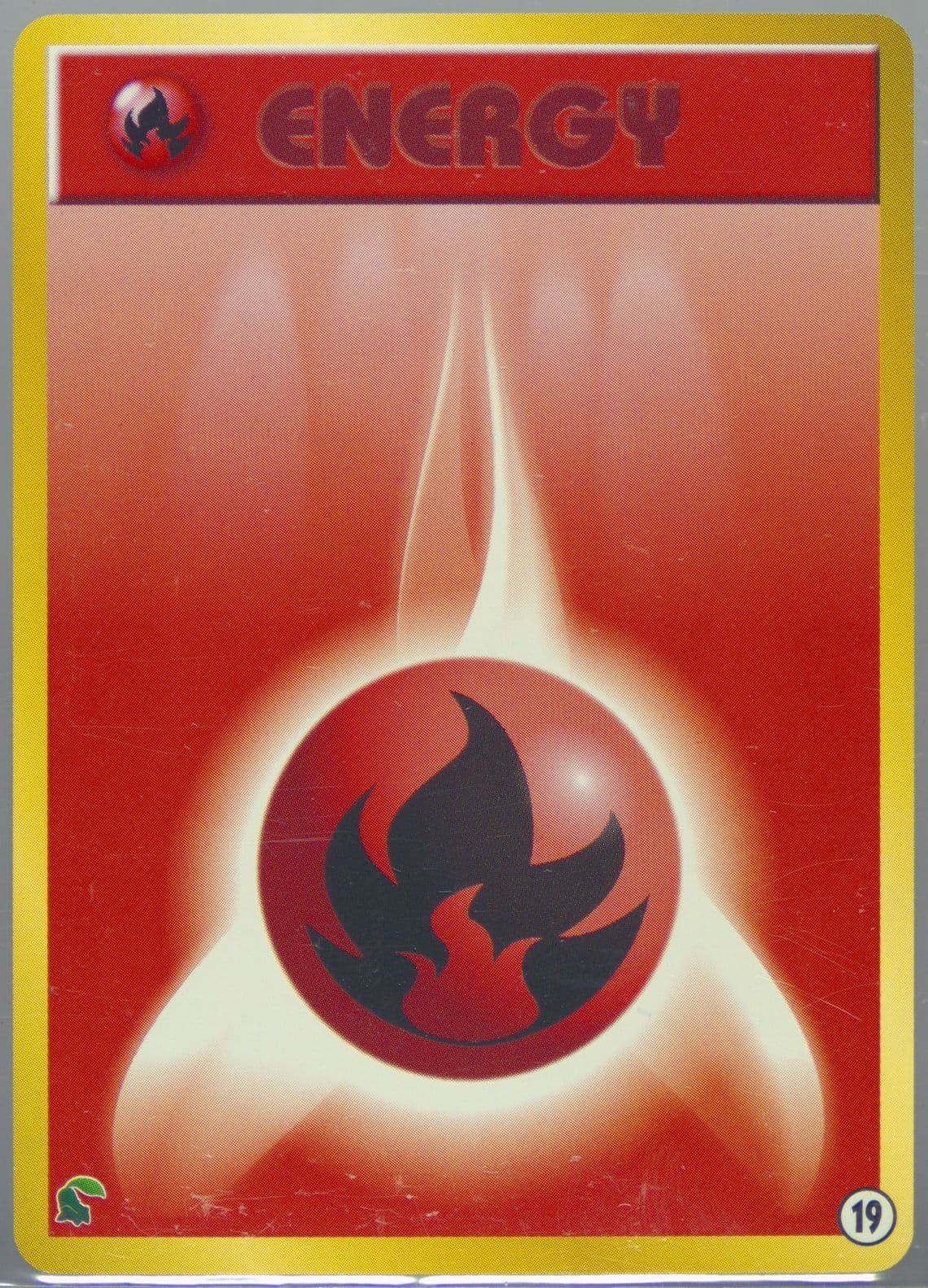 Fire Energy (19) 2001 Pokemon Japanese Chikorita Half Deck