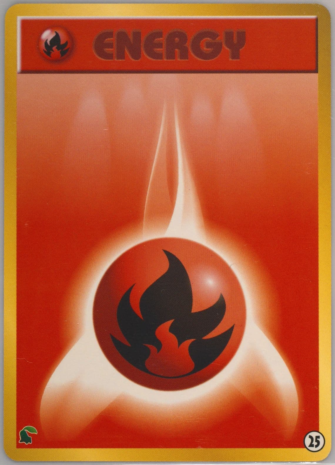 Fire Energy (25) 2001 Pokemon Japanese Chikorita Half Deck