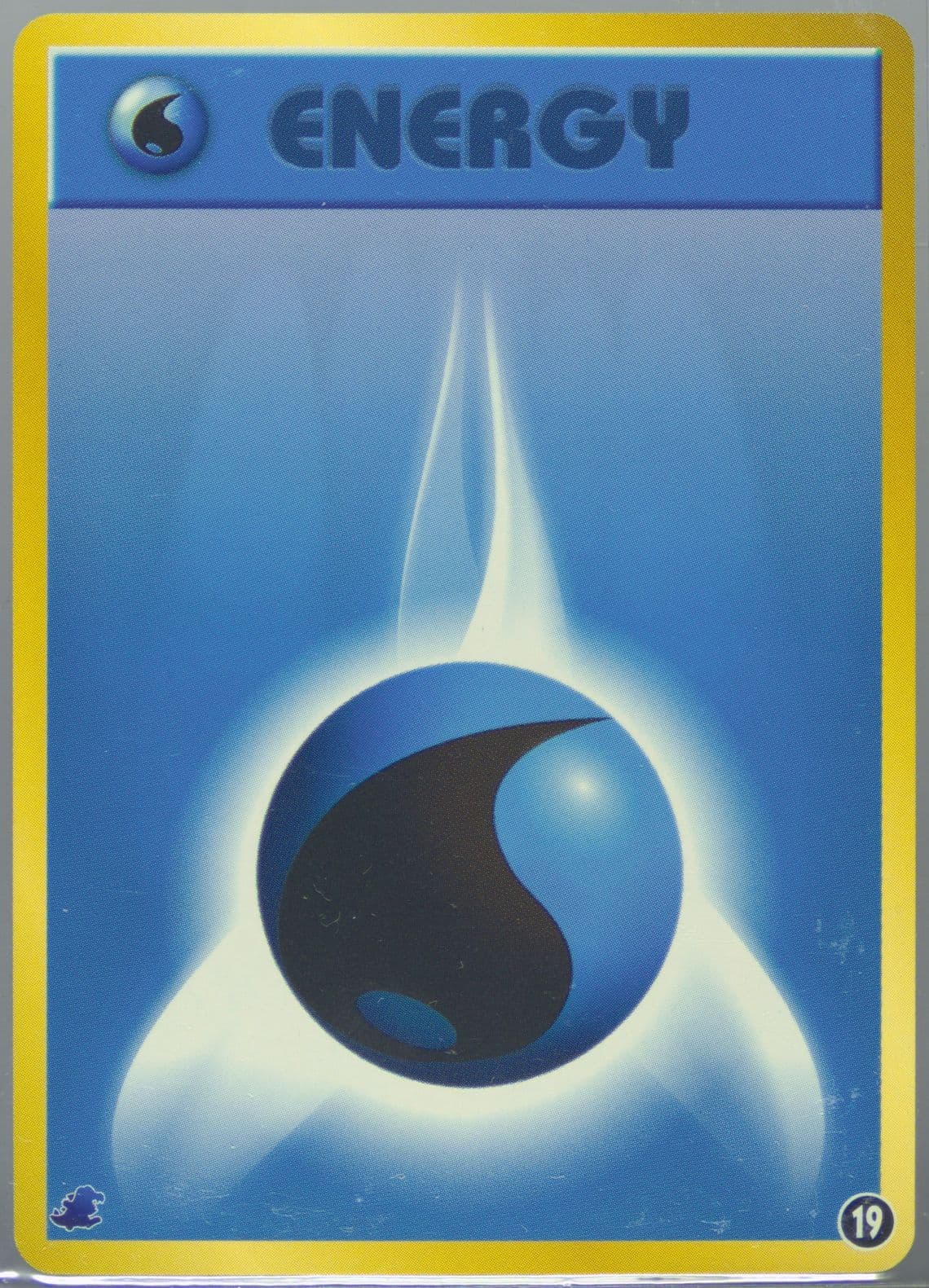 Water Energy (19) 2001 Pokemon Japanese Totodile Half Deck