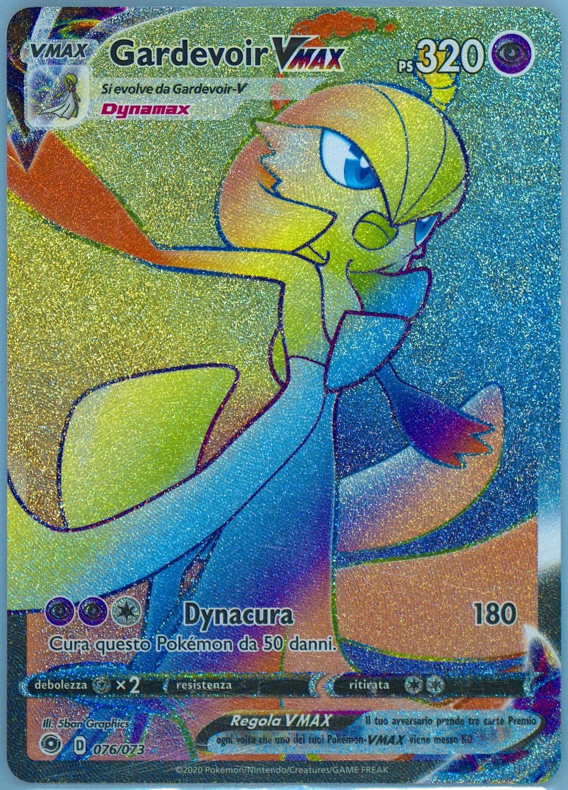 Full Art/Gardevoir Vmax Italian-Secret (076) 2020 Pokemon Sword & Shield Champion's Path