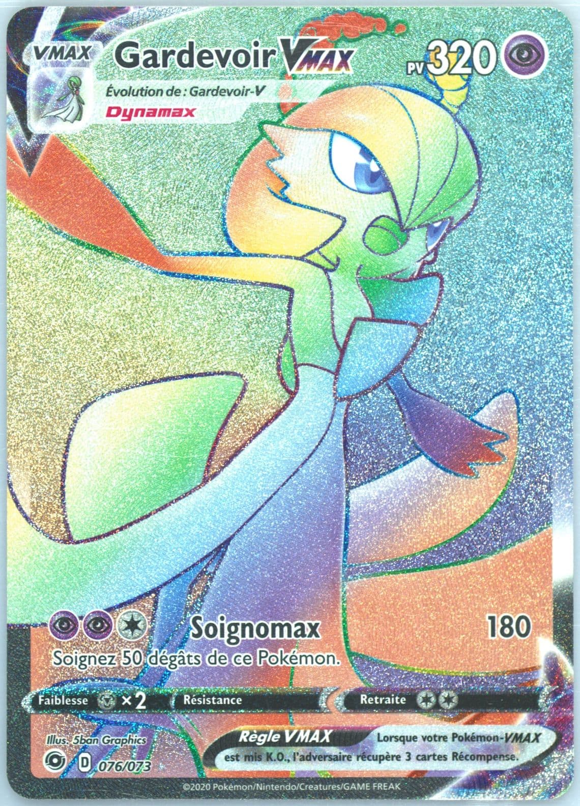 Full Art/Gardevoir Vmax French-Secret (076) 2020 Pokemon Sword & Shield Champion's Path