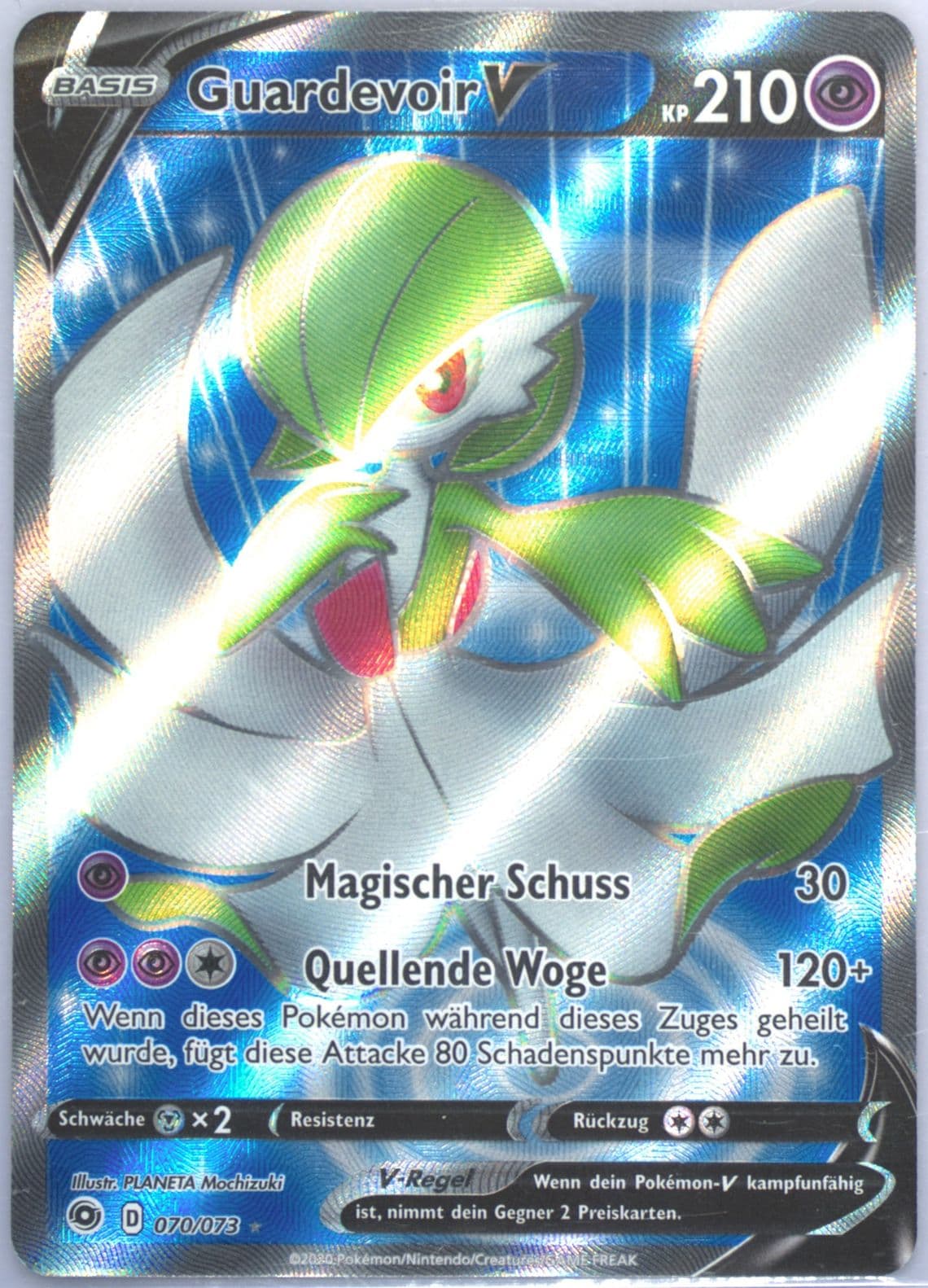 Full Art/Guardevoir V German (070) 2020 Pokemon Sword & Shield Champion's Path