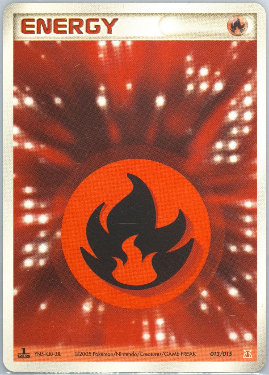 Fire Energy 1st Edition (013) 2005 Pokemon Japanese Holon Research Tower Fire