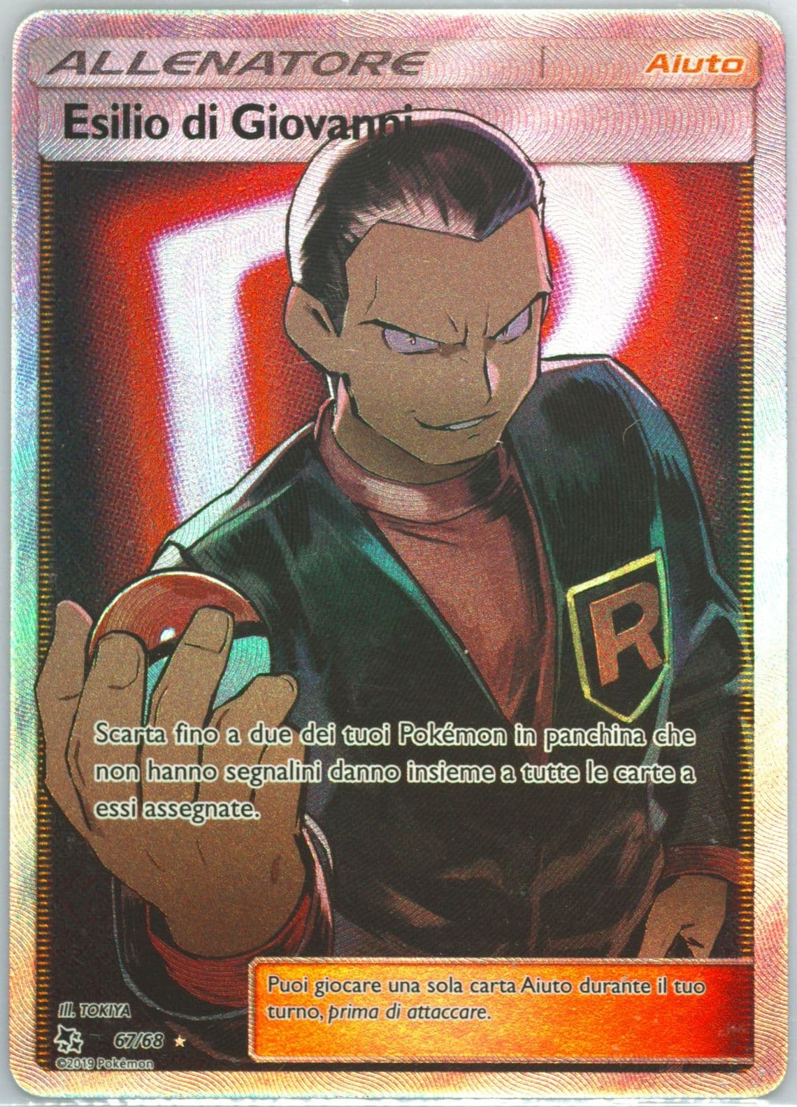 Full Art/Esilio DI Giovanni Italian (67) 2019 Pokemon Sun & Moon Hidden Fates