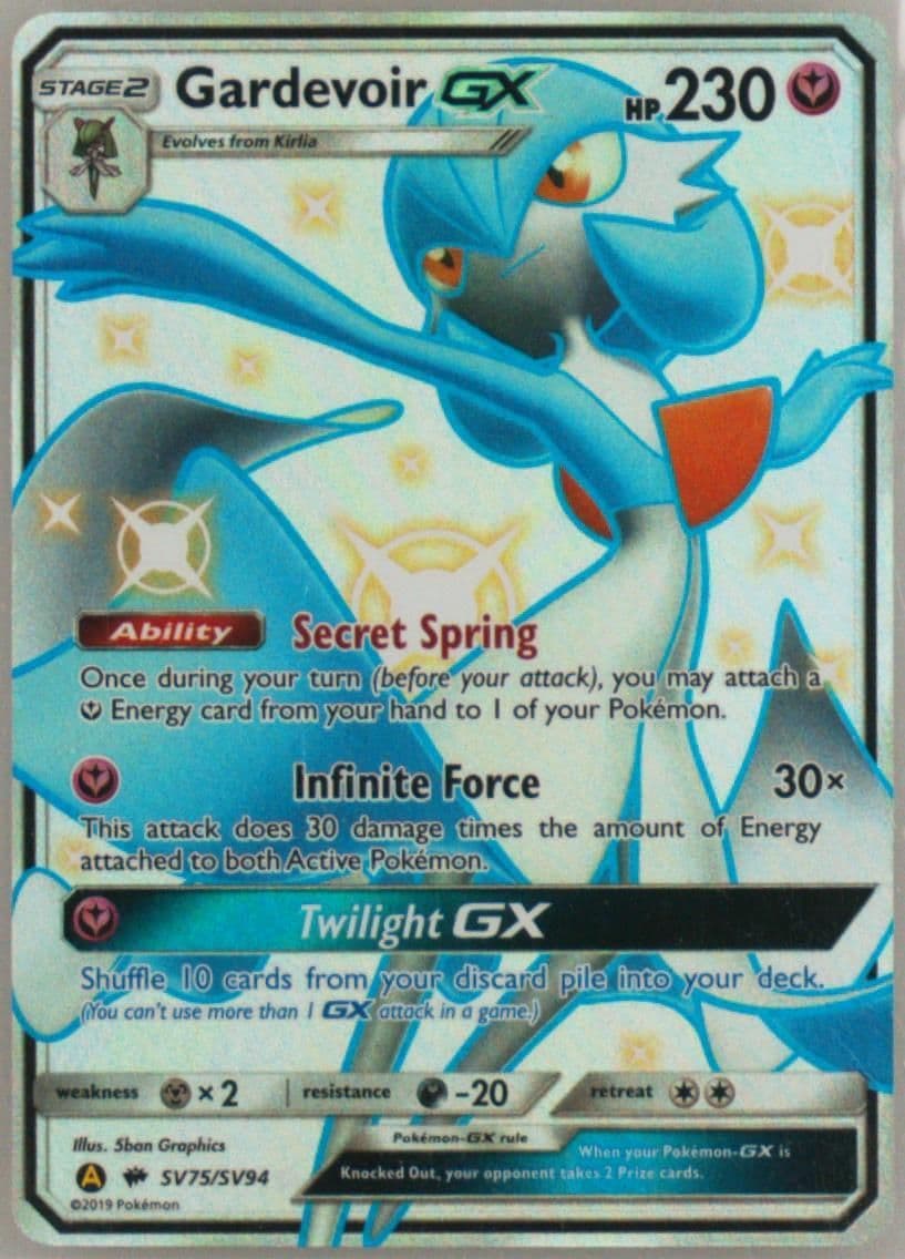 Full Art/Gardevoir GX Italian (SV75) 2019 Pokemon Sun & Moon Hidden Fates
