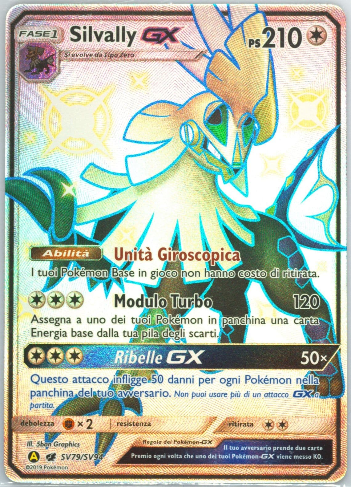 Full Art/Silvally GX Italian (SV79) 2019 Pokemon Sun & Moon Hidden Fates