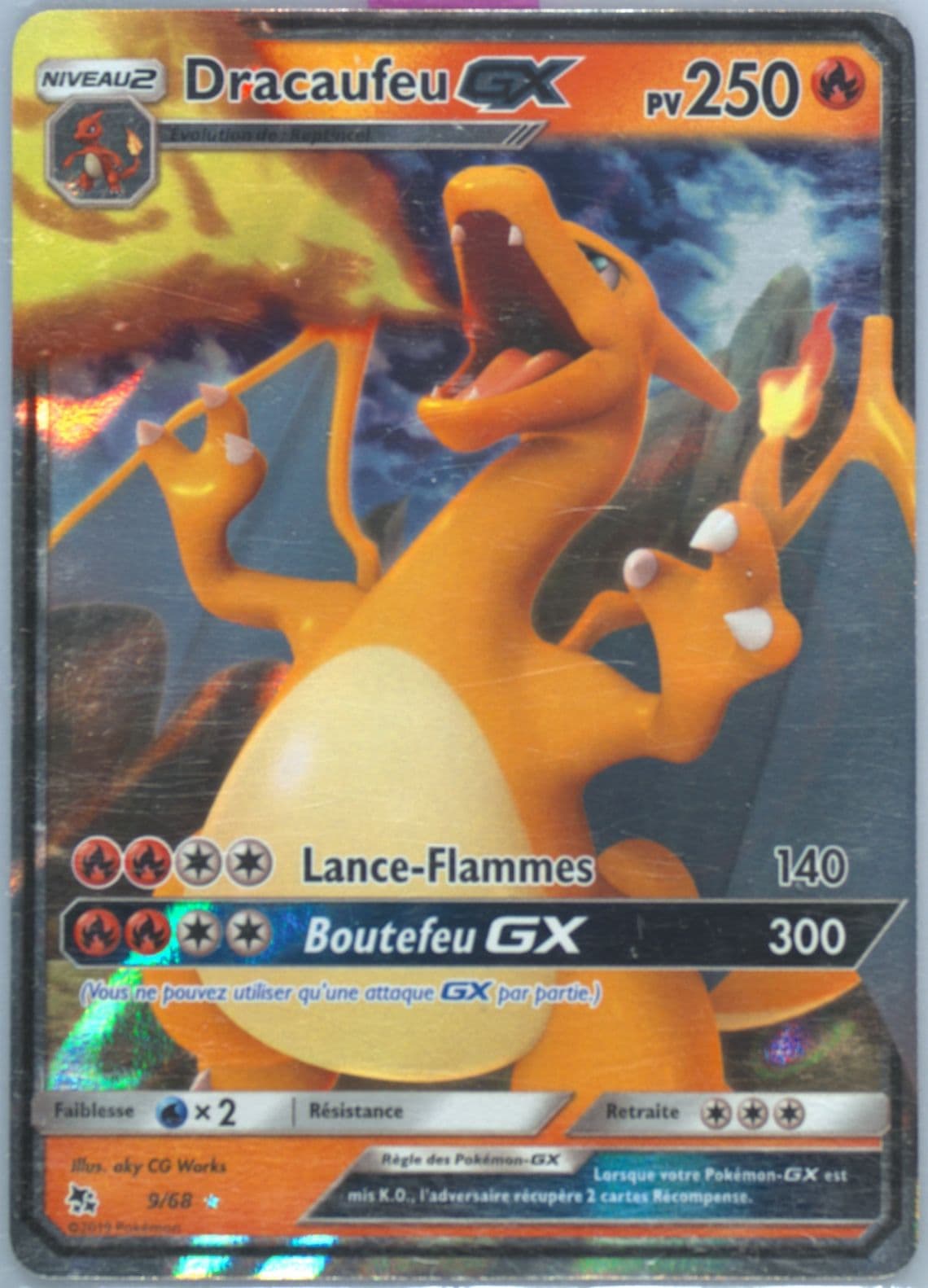Dracaufeu GX French (9) 2019 Pokemon Sun & Moon Hidden Fates