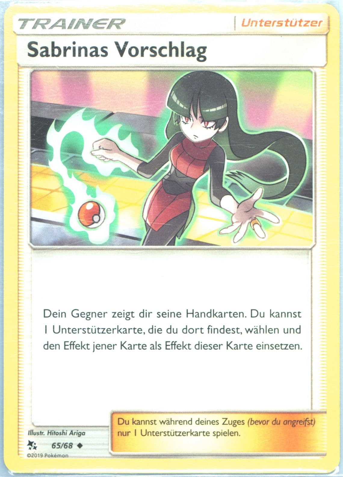 Sabrinas Vorschlag German (65) 2019 Pokemon Sun & Moon Hidden Fates