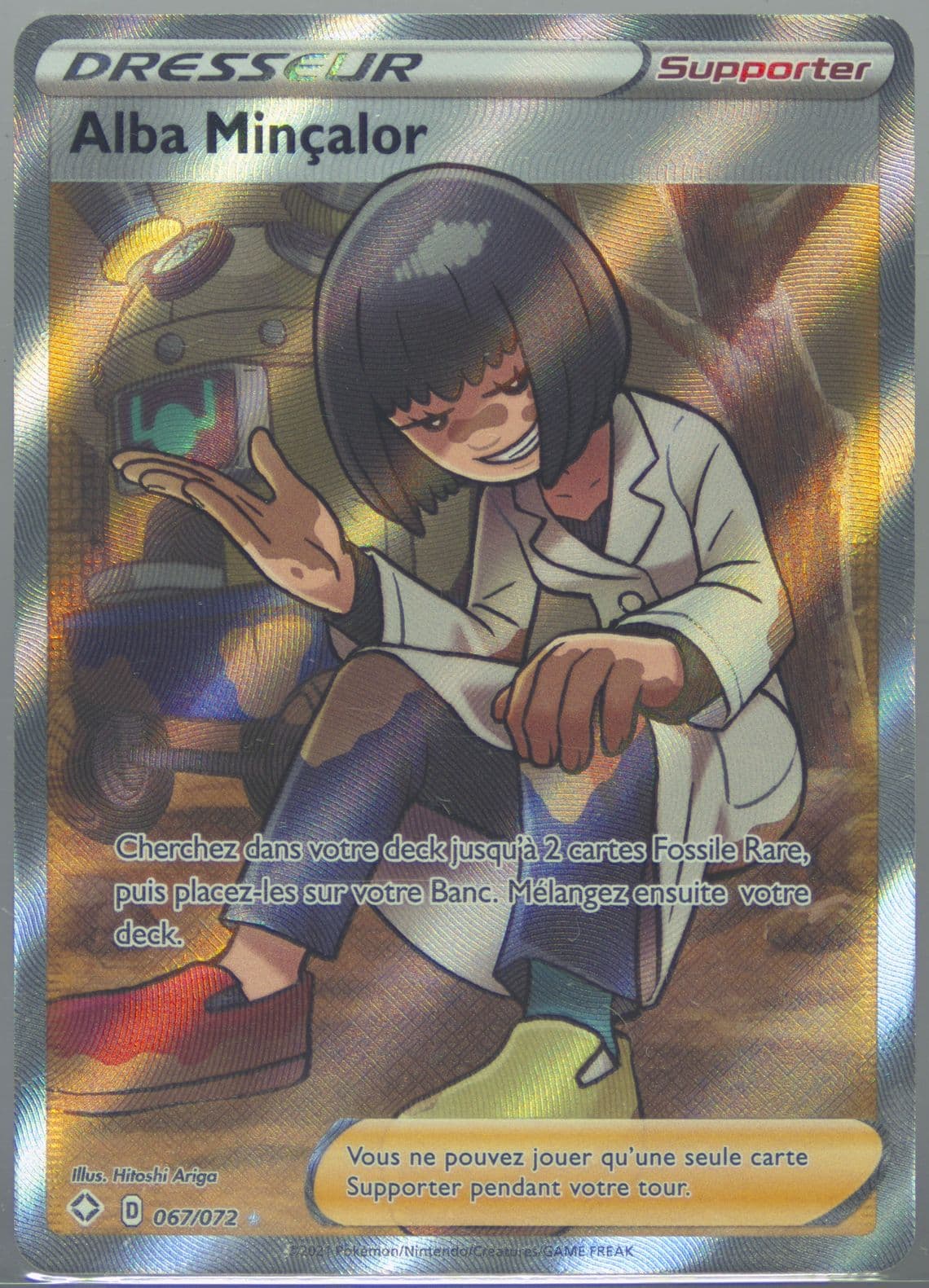 Full Art/Alba Mincalor French (067) 2021 Pokemon Sword & Shield Shining Fates