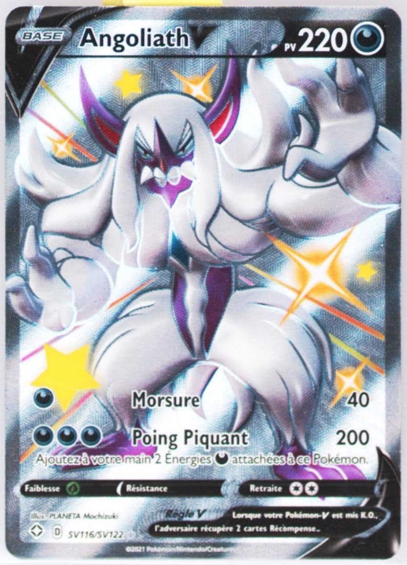 Full Art/Angoliath V French (SV116) 2021 Pokemon Sword & Shield Shining Fates