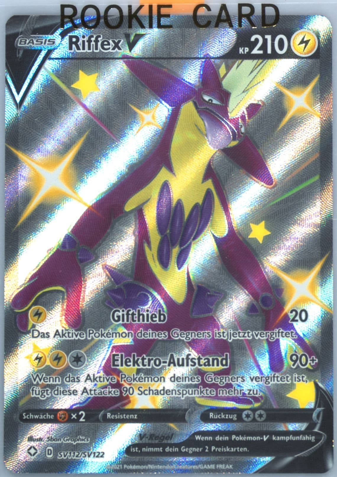 Full Art/Riffex V German (SV112) 2021 Pokemon Sword & Shield Shining Fates