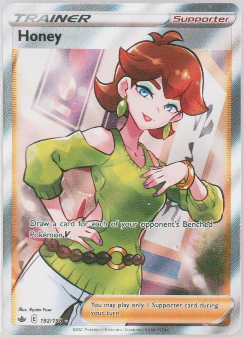 Honey (142) 2021 Pokemon Sword & Shield Chilling Reign