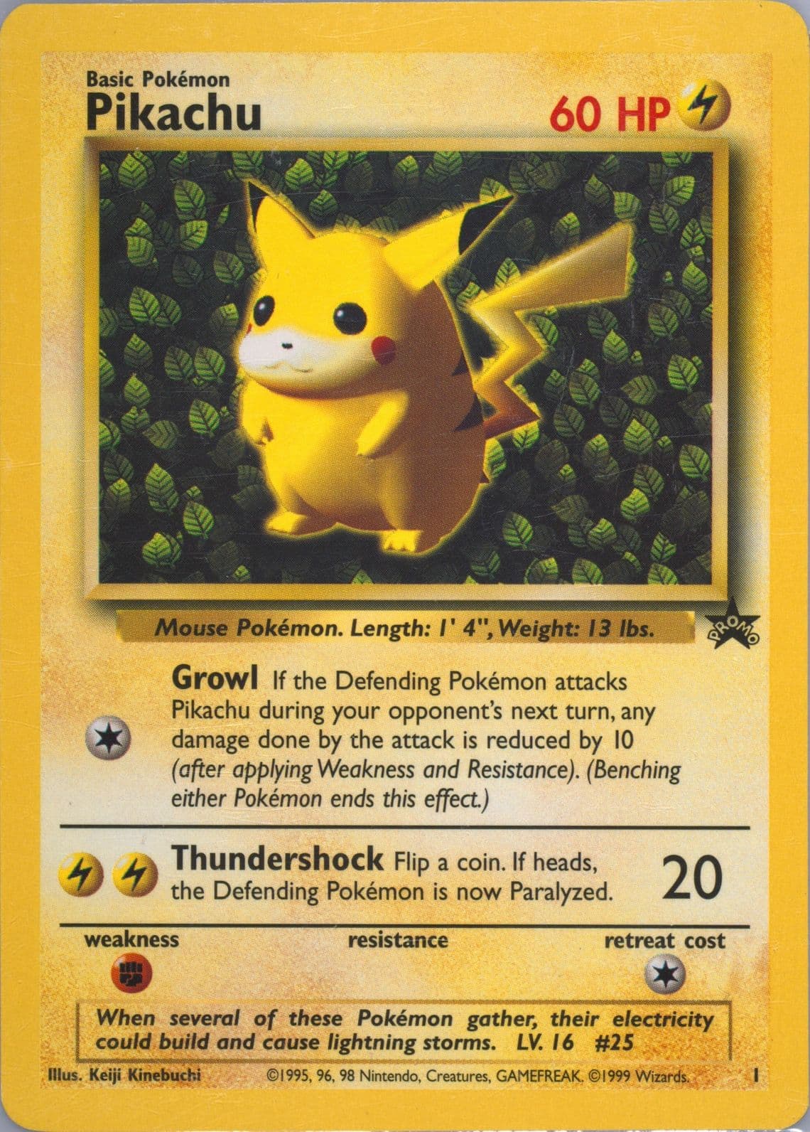 Pikachu (1) 1999 Pokemon League Promo