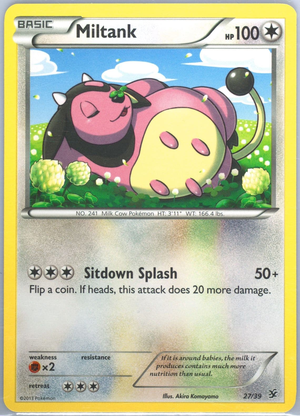 Miltank (27) 2013 Pokemon XY Kalos Starter Set