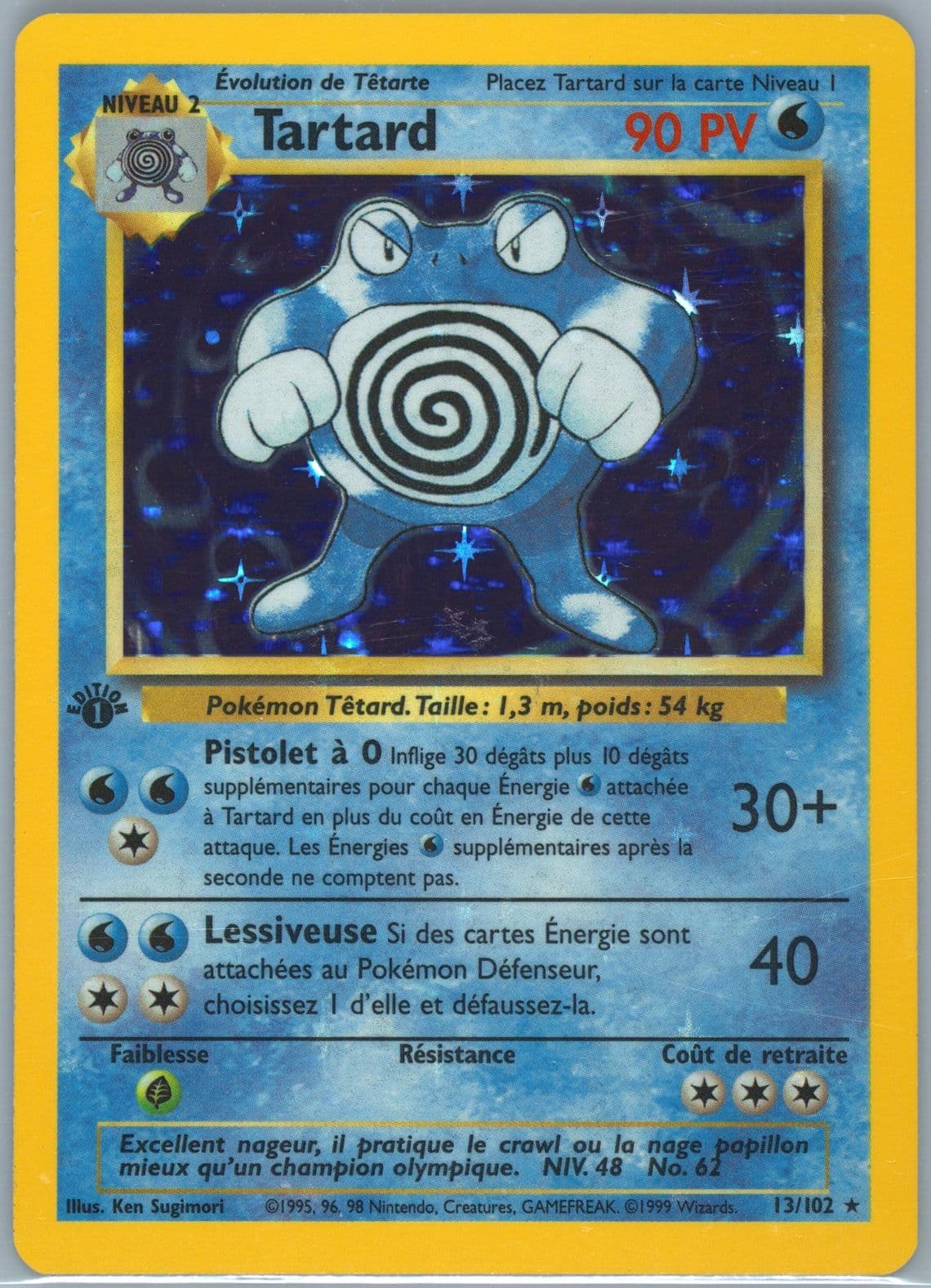 Tartard-Holo 1st Edition (13) 1999 Pokemon French