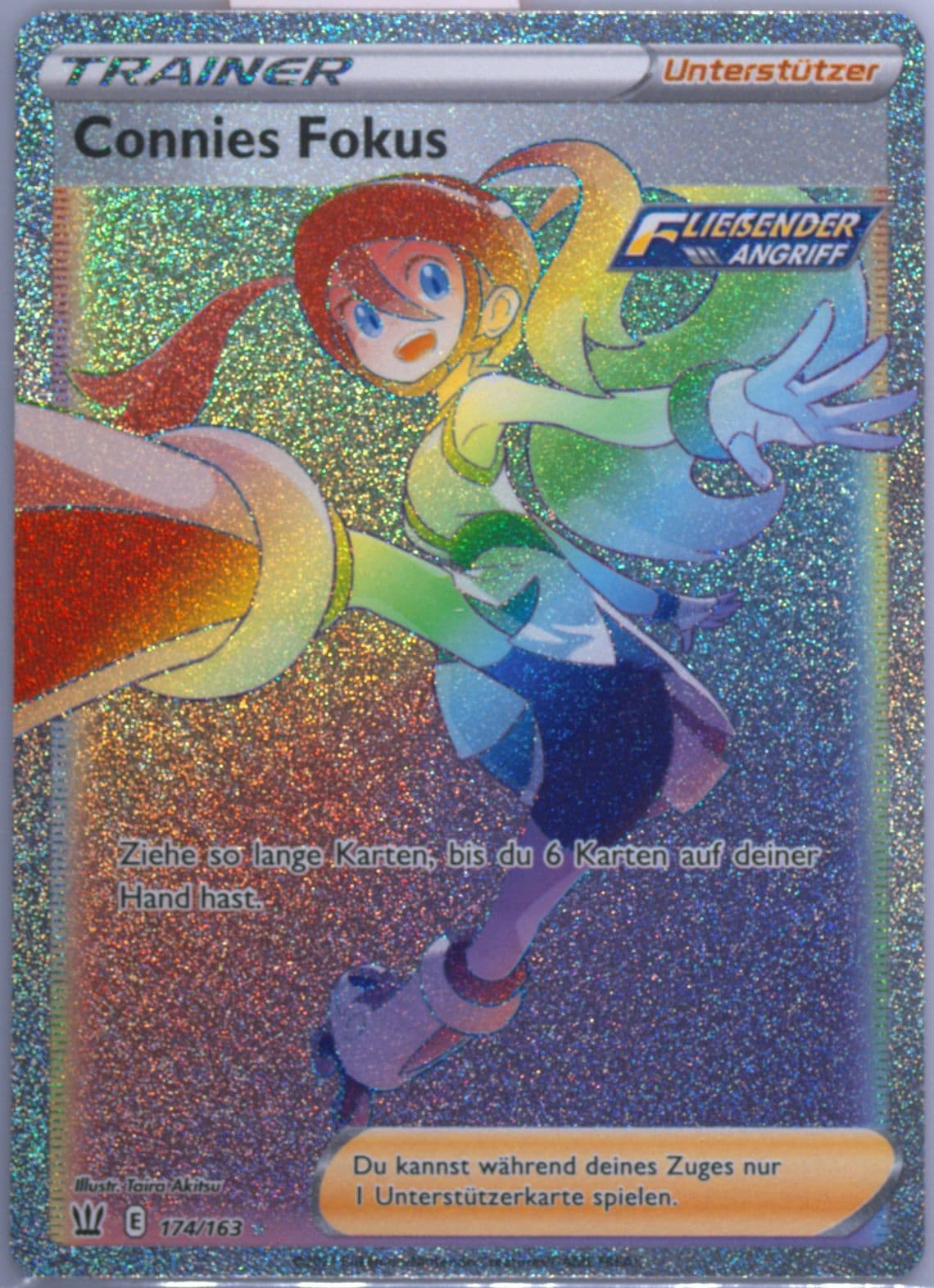 Full Art/Connies Fokus German-Secret (174) 2021 Pokemon Sword & Shield Battle Styles