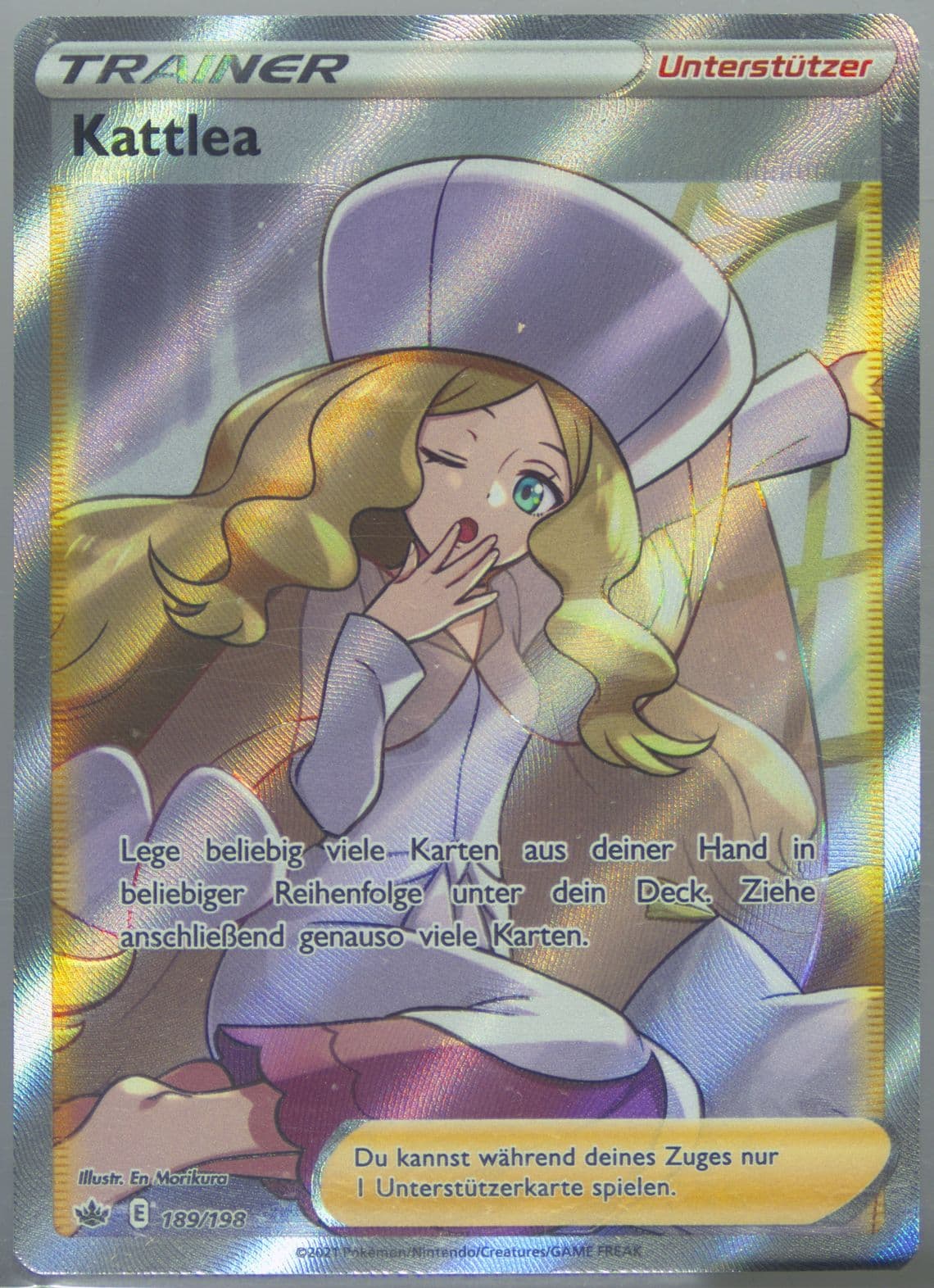Full Art/Kattlea German (189) 2021 Pokemon Sword & Shield Chilling Reign