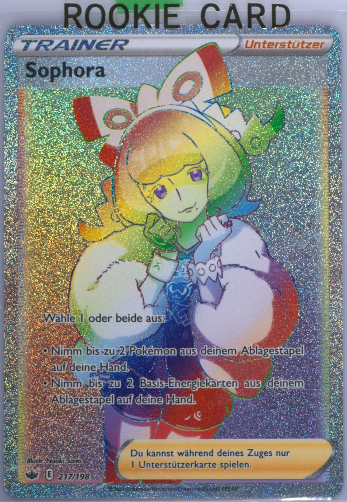 Full Art/Sophora German-Secret (217) 2021 Pokemon Sword & Shield Chilling Reign