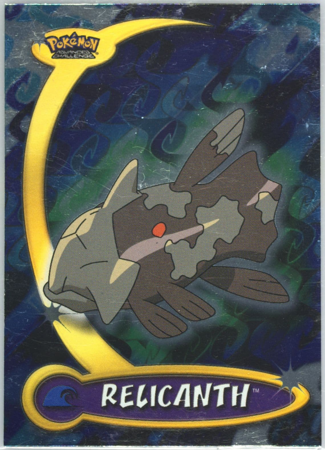 Relicanth Foil (58) 2004 Topps Pokemon Advanced Challenge