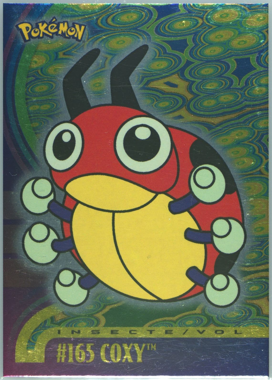 Ledyba Foil-French (165) 2001 Topps Pokemon Johto Series 1