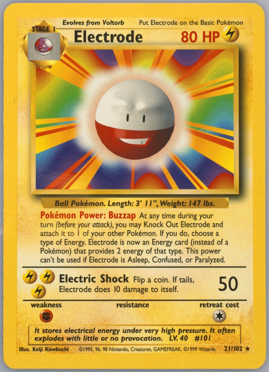 Electrode (21) 1999 Pokemon Game