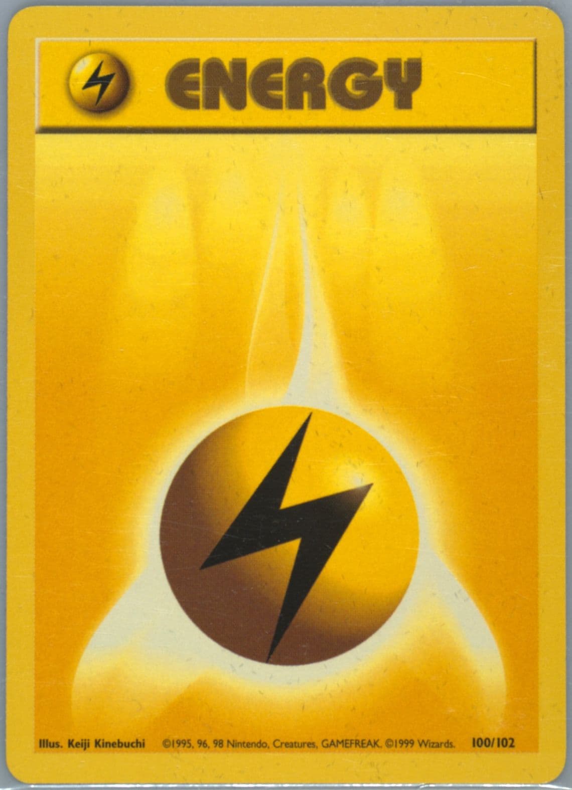 Lightning Energy (100) 1999 Pokemon Game