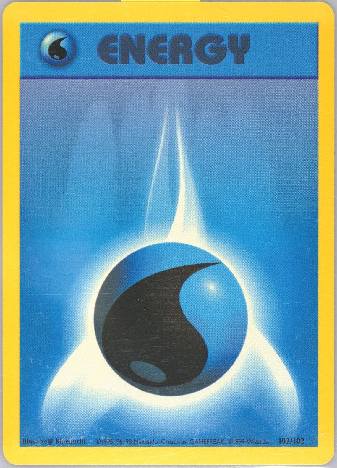 Water Energy (102) 1999 Pokemon Game