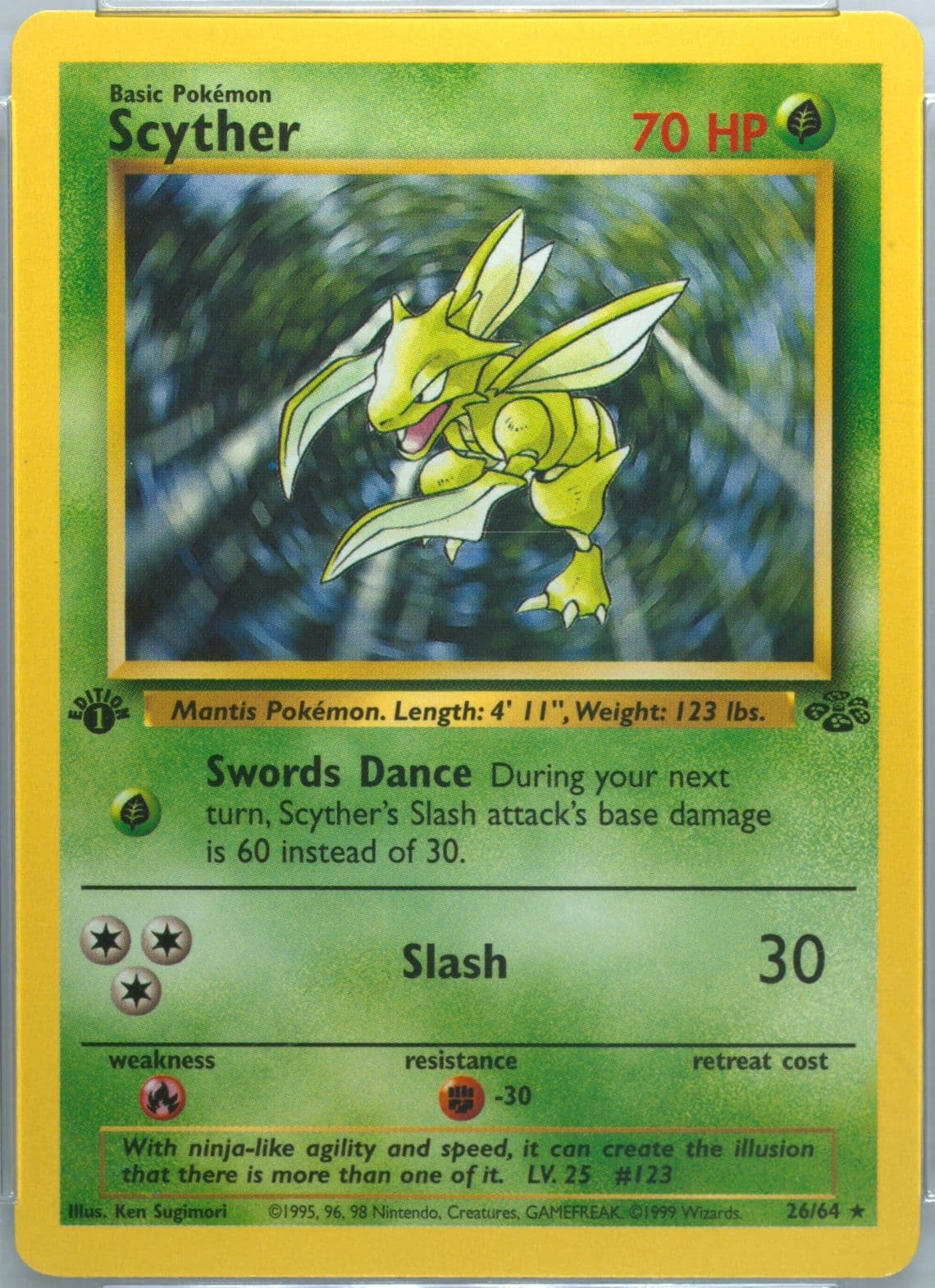 Scyther 1st Edition (26) 1999 Pokemon Jungle