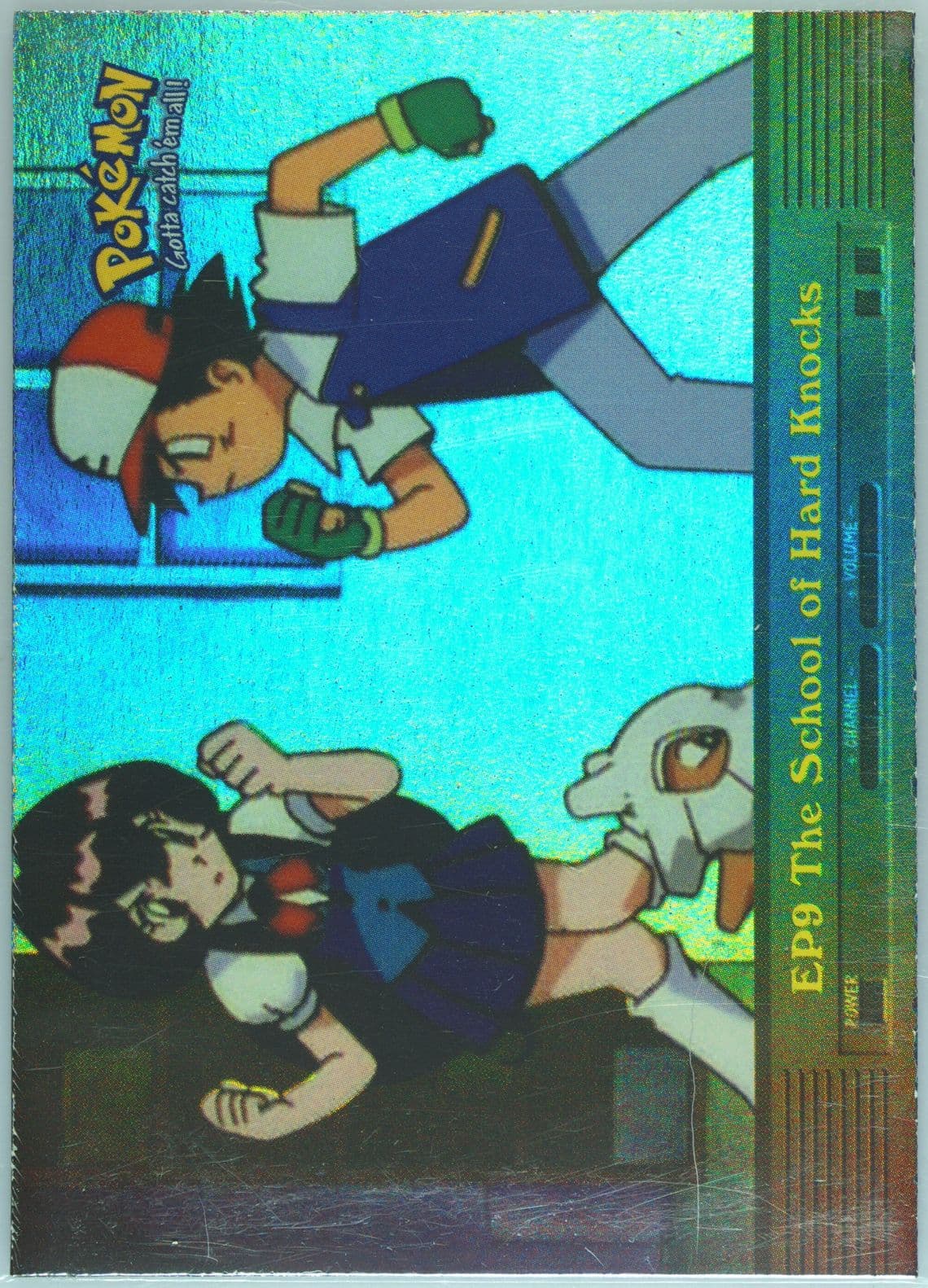 The School of Hard Knocks Rainbow Foil (EP9) 2000 Topps Pokemon TV Animation Series 2 Episode Cards